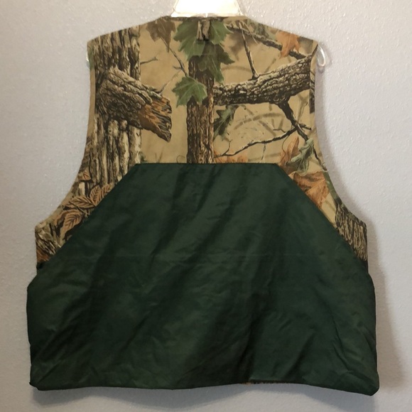 Ozark Trail hunting Vest Men Large L Realtree camouflage camo polyester gorpcore - Picture 6 of 11